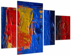 Mivali Tabloul cu culorile pentru artiști (cu ceas), din patru bucăți 110x75 cm cu ceas (V020046V11075C)