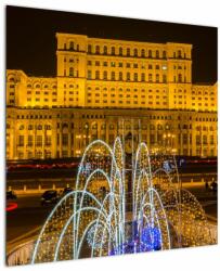 Mivali Tablou - Palatul Parlamentului, București, România, dintr-o bucată 70x70 cm (V023409V7070)