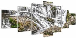 Mivali Tablou - Cascade, din șapte bucăți 210x100 cm (V022593V210100)