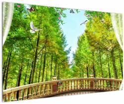 Mivali Tablou - Privire spre pădure, dintr-o bucată 120x80 cm (V022867V12080)