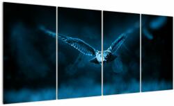 Mivali Tablou cu bufnița zburând, din patru bucăți 160x80 cm (V020478V16080)