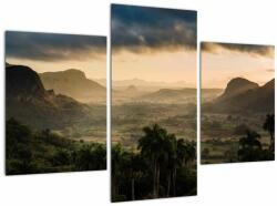 Mivali Tablou - Vîrfurile Cubaneze, din trei bucăți 90x60 cm (V021674V90603PCS)