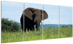 Mivali Tablou cu elefant, din patru bucăți 160x80 cm (V021182V16080)