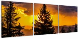 Mivali Tablou - coniferi, din trei bucăți 120x40 cm (V020674V12040)