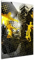 Mivali Tablou - Fotbal în marele oraș, dintr-o bucată 60x90 cm (V023543V6090)