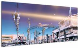 Mivali Tablou cu strada în Las Vegas, dintr-o bucată 100x40 cm (V020567V10040)