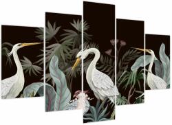 Mivali Tablou - Păsări, din cinci bucăți 150x105 cm (V024097V150105)