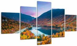 Mivali Tablou - White Mountain, New Hampshire, USA, din cinci bucăți 125x70 cm (V022929V12570)