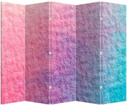 Mivali Paravan - Textură colorată, din 5 bucăți, 210x170 cm (P020814P225180)