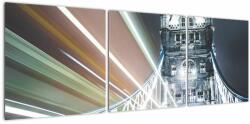 Mivali Tablou cu Tower Bridge, din trei bucăți 120x40 cm (V020869V12040)