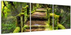 Mivali Tablou cu scări într-o pădure tropicală, din trei bucăți 120x40 cm (V020941V12040)