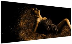 Mivali Tablou - Femeia din aur, dintr-o bucată 250x125 cm (V023500V250125)