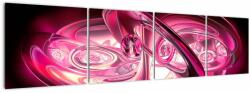Mivali Tabloul cu fractali roz, din patru bucăți 160x40 cm (V020065V16040)