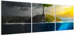 Mivali Tablou reprezentând două părți, din trei bucăți 120x40 cm (V020948V12040)