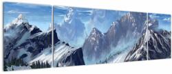 Mivali Tablou - Munții pictați, din trei bucăți 170x50 cm (V022096V17050)