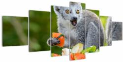 Mivali Tablou cu lemur, din șapte bucăți 210x100 cm (V021127V210100)