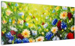 Mivali Tablou - Flori sălbatice, dintr-o bucată 100x40 cm (V022747V10040)