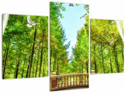Mivali Tablou - Privire spre pădure, din trei bucăți 90x60 cm (V022867V90603PCS)