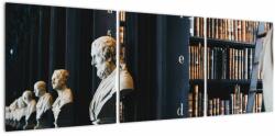 Mivali Tablou - La bibliotecă, din trei bucăți 120x40 cm (V021655V12040)