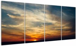 Mivali Tablou cu apus de soare, din patru bucăți 160x80 cm (V021154V16080)