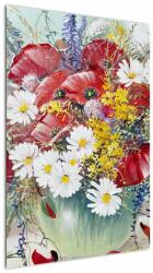 Mivali Tablou - Vază cu flori sălbatice, dintr-o bucată 60x90 cm (V023089V6090)