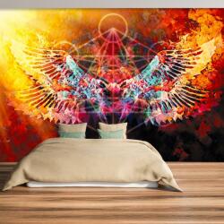 Mivali Fototapet - Merkaba cu aripi, abstracție, vlies, 490x340 cm (T100523TQ10)