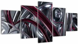 Mivali Tabloul cu abstracție gri, din cinci bucăți 150x80 cm (V020094V150805PCS)