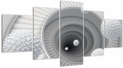 Mivali Tablou cu abstracție 3D, din cinci bucăți 150x80 cm (V020975V150805PCS)
