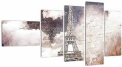 Mivali Tablou - Turnul Eiffel, Paris, Franța, din cinci bucăți 110x60 cm (V023161V11060)