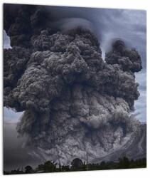 Mivali Tablou - Erupție vulcanică, dintr-o bucată 30x30 cm (V021319V3030)