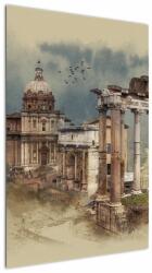 Mivali Tablou - Forumul Roman, Roma, Italia, dintr-o bucată 60x90 cm (V023204V6090)