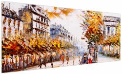 Mivali Tablou - Strada din Paris, dintr-o bucată 250x125 cm (V023198V250125)