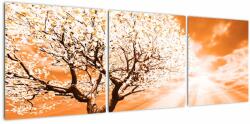 Mivali Tabloul cu pomul portocaliu, din trei bucăți 120x40 cm (V020095V12040)