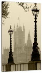 Mivali Tablou - Londra în ceață, Anglia, dintr-o bucată 20x30 cm (V023284V2030)