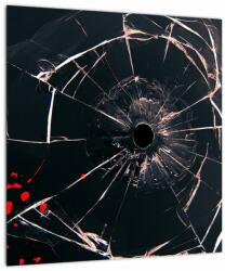 Mivali Tablou abstract - sticla spartă, dintr-o bucată 40x40 cm (V020818V4040)