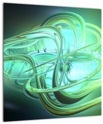 Mivali Tabloul cu abstracție verde, dintr-o bucată 40x40 cm (V020063V4040)