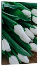 Mivali Tablou cu buchet de lalele albe, dintr-o bucată 20x30 cm (V020922V2030)