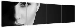 Mivali Tablou - Portretul femeii cu pălărie, din patru bucăți 160x40 cm (V023422V16040)