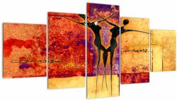 Mivali Tablou - Zeița africană, din cinci bucăți 150x80 cm (V022343V150805PCS)