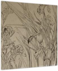 Mivali Tablou - Contururile plantelor, dintr-o bucată 50x50 cm (V024087V5050)