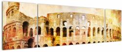 Mivali Tablou - Pictură digitală, Colosseum, Roma, Italia, din trei bucăți 170x50 cm (V023160V17050)