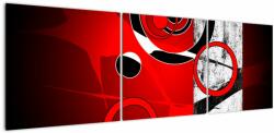 Mivali Tablou cu abstracție, din trei bucăți 150x50 cm (V021980V15050)