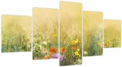 Mivali Tablou - Pajiște pictată, din cinci bucăți 150x80 cm (V023852V150805PCS)