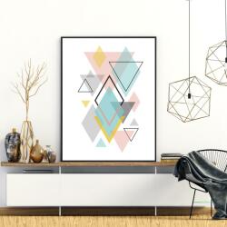 Mivali Poster - Pastel Triangle, mărimea 30x30 cm (S040072S3030)
