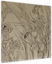 Mivali Tablou - Contururile plantelor, dintr-o bucată 70x70 cm (V024087V7070)