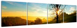 Mivali Tablou cu răsăsrit de soare, din patru bucăți 160x40 cm (V020260V16040)