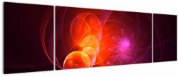 Mivali Tabloul modern cu abstracțiune roz, din trei bucăți 170x50 cm (V020129V17050)