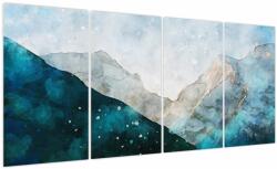 Mivali Tablou - Munte desenat, din patru bucăți 160x80 cm (V023977V16080)