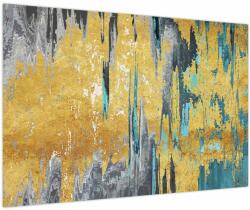 Mivali Tablou - Design auriu, dintr-o bucată 90x60 cm (V024058V9060)