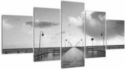 Mivali Tablou - Promenada la mal, din cinci bucăți 150x80 cm (V022591V150805PCS)